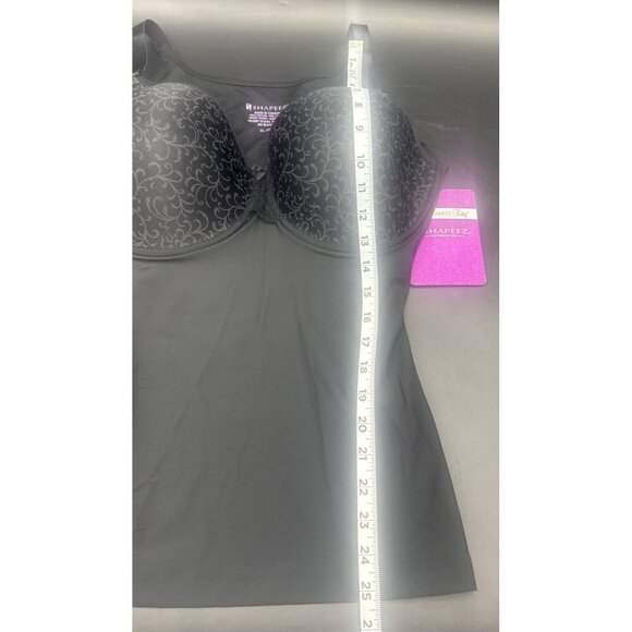 Shapeez Black Ultimate Pretty Back Smoothing Underwire Bra & Shaper Sz 1X-D NEW - Picture 6 of 7